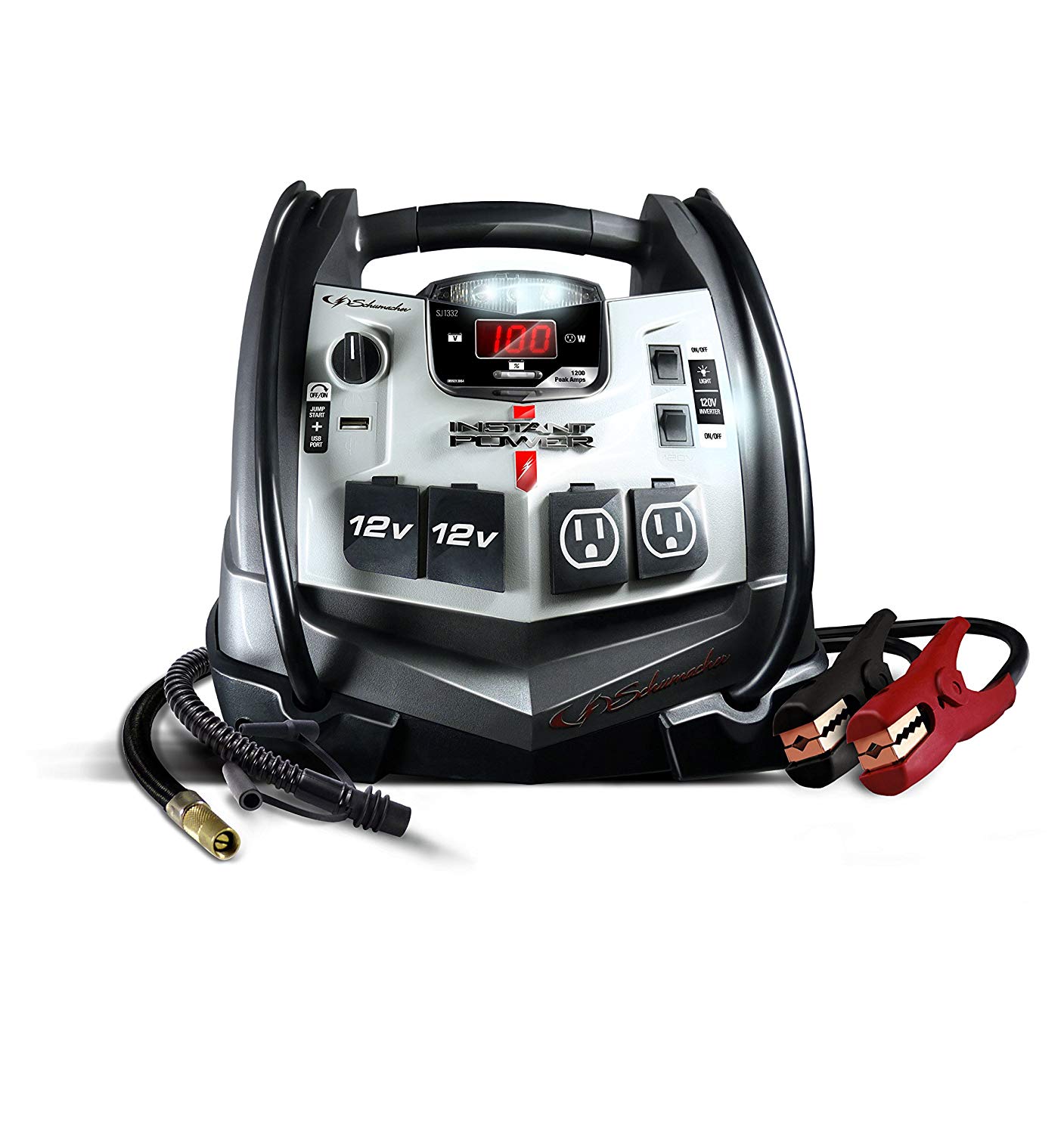 An application scenario or product detail of jump starter and tire inflator power station - Image 9