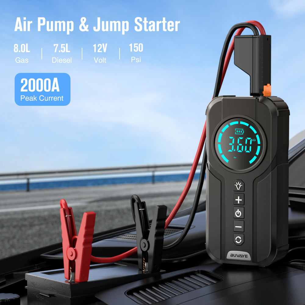 An application scenario or product detail of jump starter tire inflator - Image 21