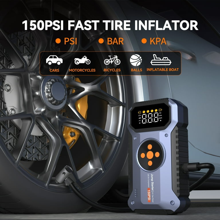 An application scenario or product detail of jump starter tire inflator - Image 20