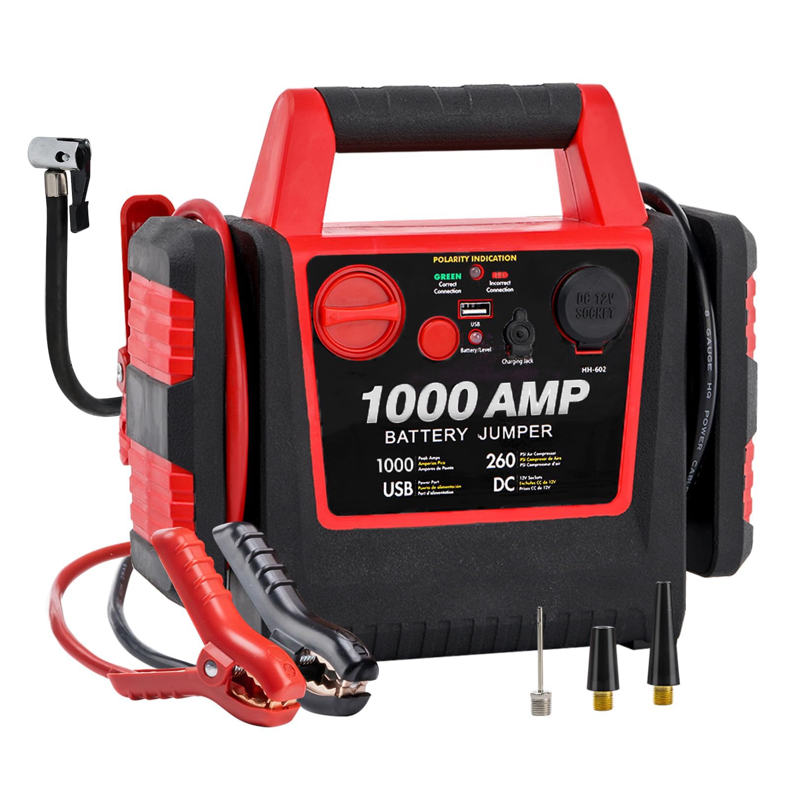 An application scenario or product detail of jump starter with tire inflator - Image 4