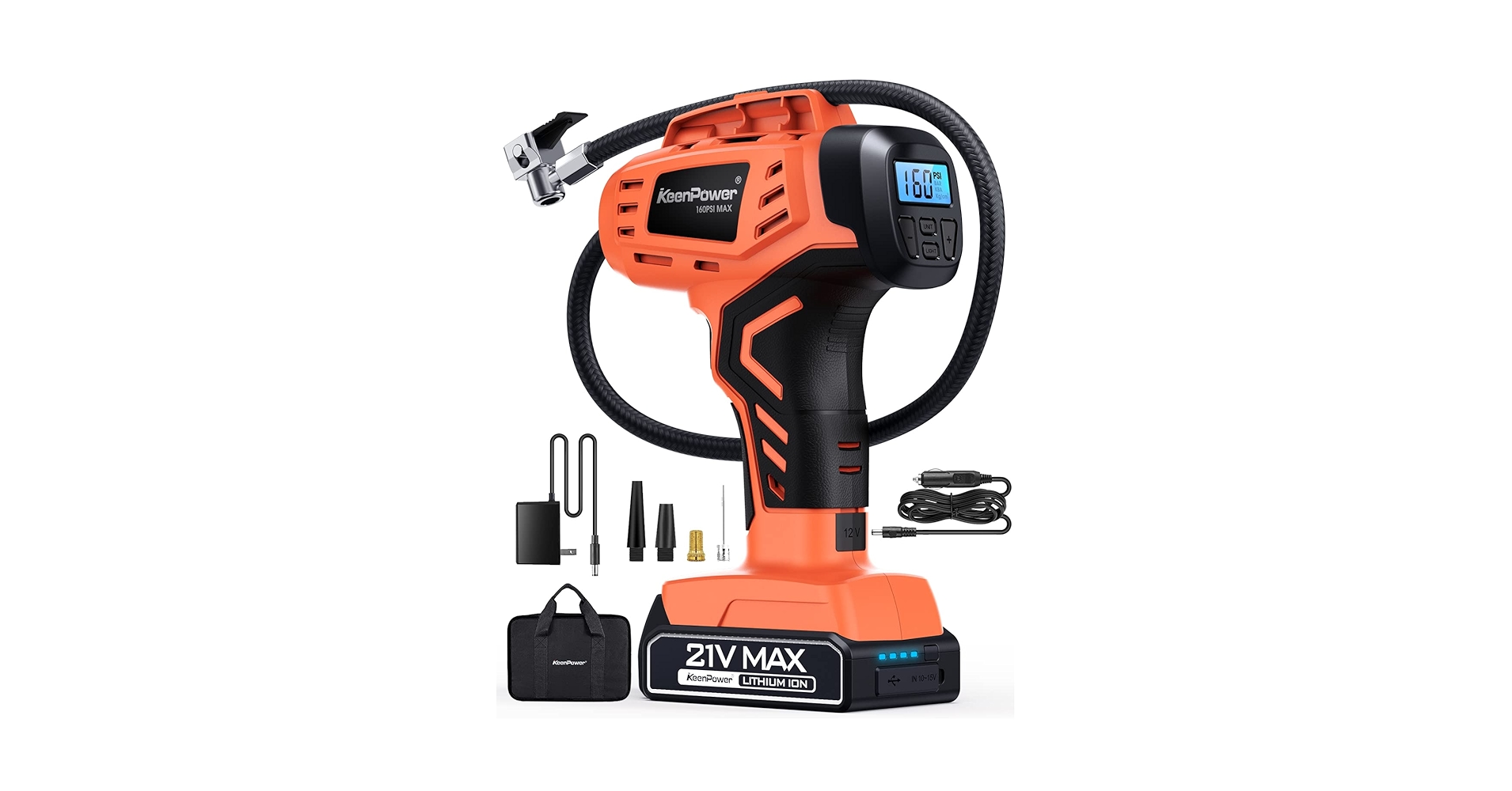 An application scenario or product detail of keen power tire inflator - Image 3