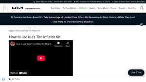 Kia - Tire Inflator Kit