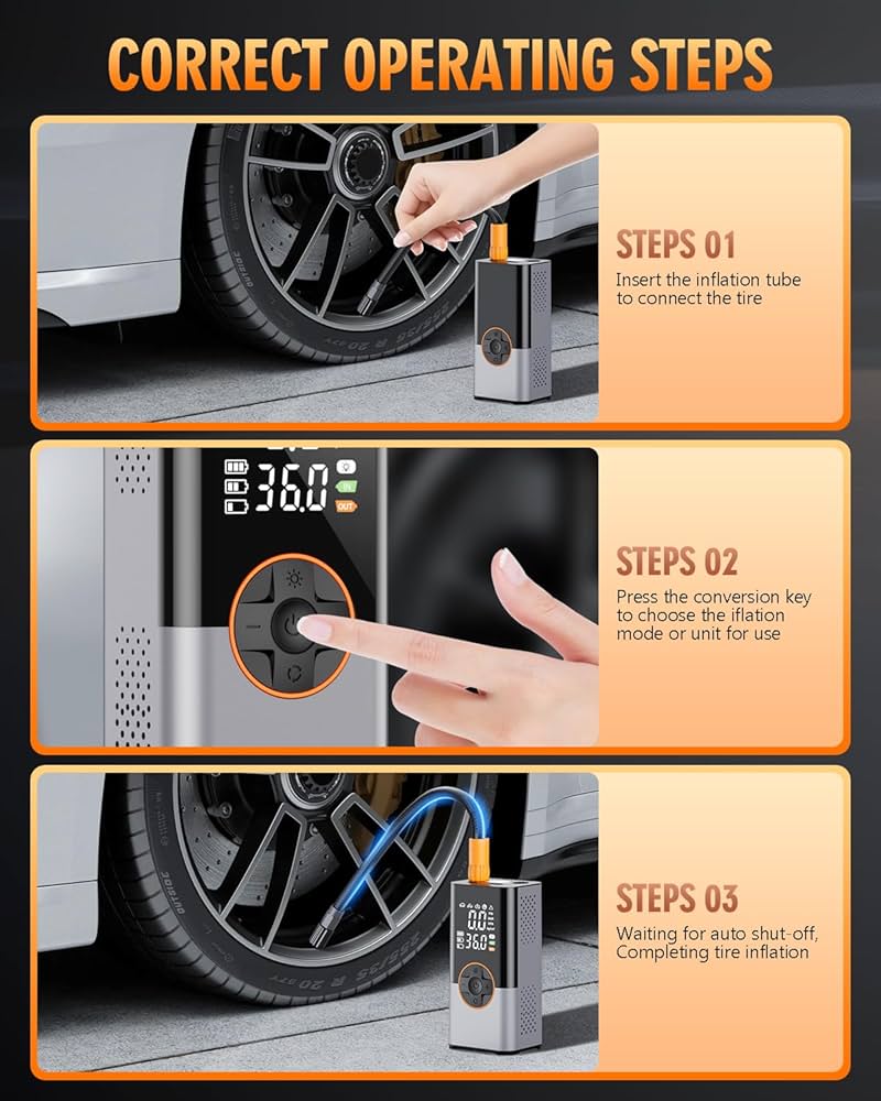 An application scenario or product detail of kuxisa tire inflator - Image 15