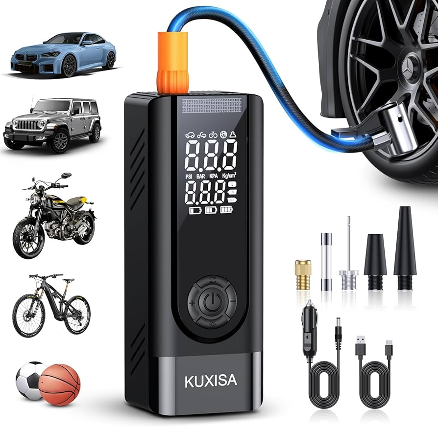 Featured image for the kuxisa tire inflator guide