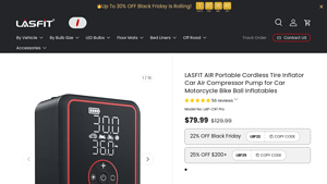 LASFIT - AIR Portable Cordless Tire Inflator