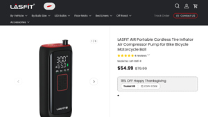 LASFIT - AIR Portable Cordless Tire Inflator