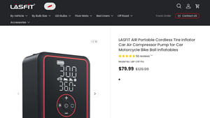 LASFIT - AIR Portable Cordless Tire Inflator