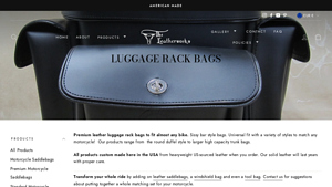 LeatherWorks Inc - Premium Leather Motorcycle Luggage Bags