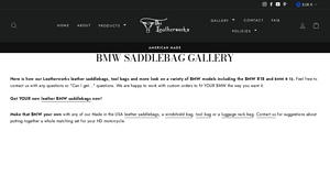 Leather Works Inc - BMW Saddlebags