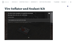 Lincoln - Tire Inflator and Sealant Kit