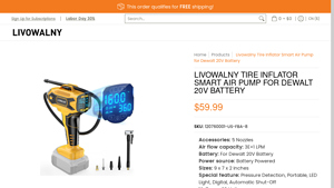 Livowalny - Tire Inflator Smart Air Pump