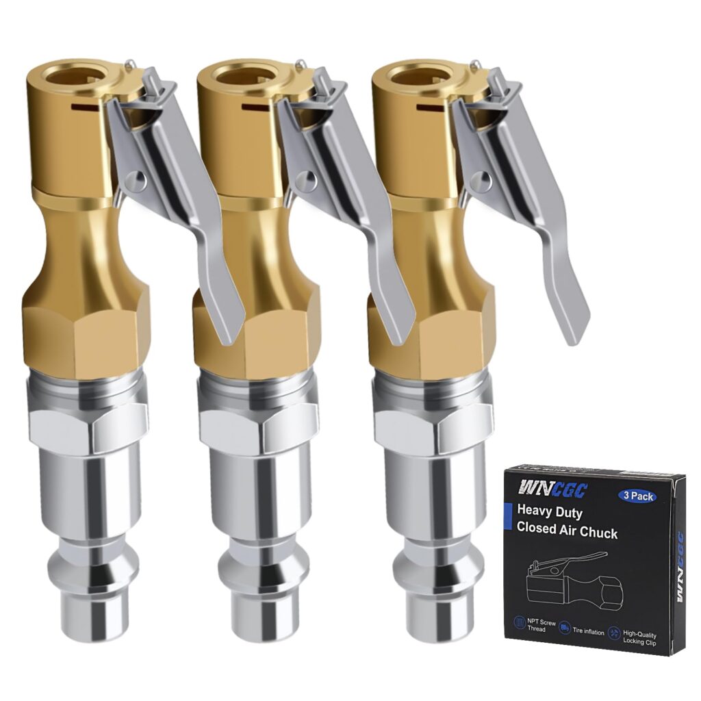 Featured image for the locking air chuck with gauge guide