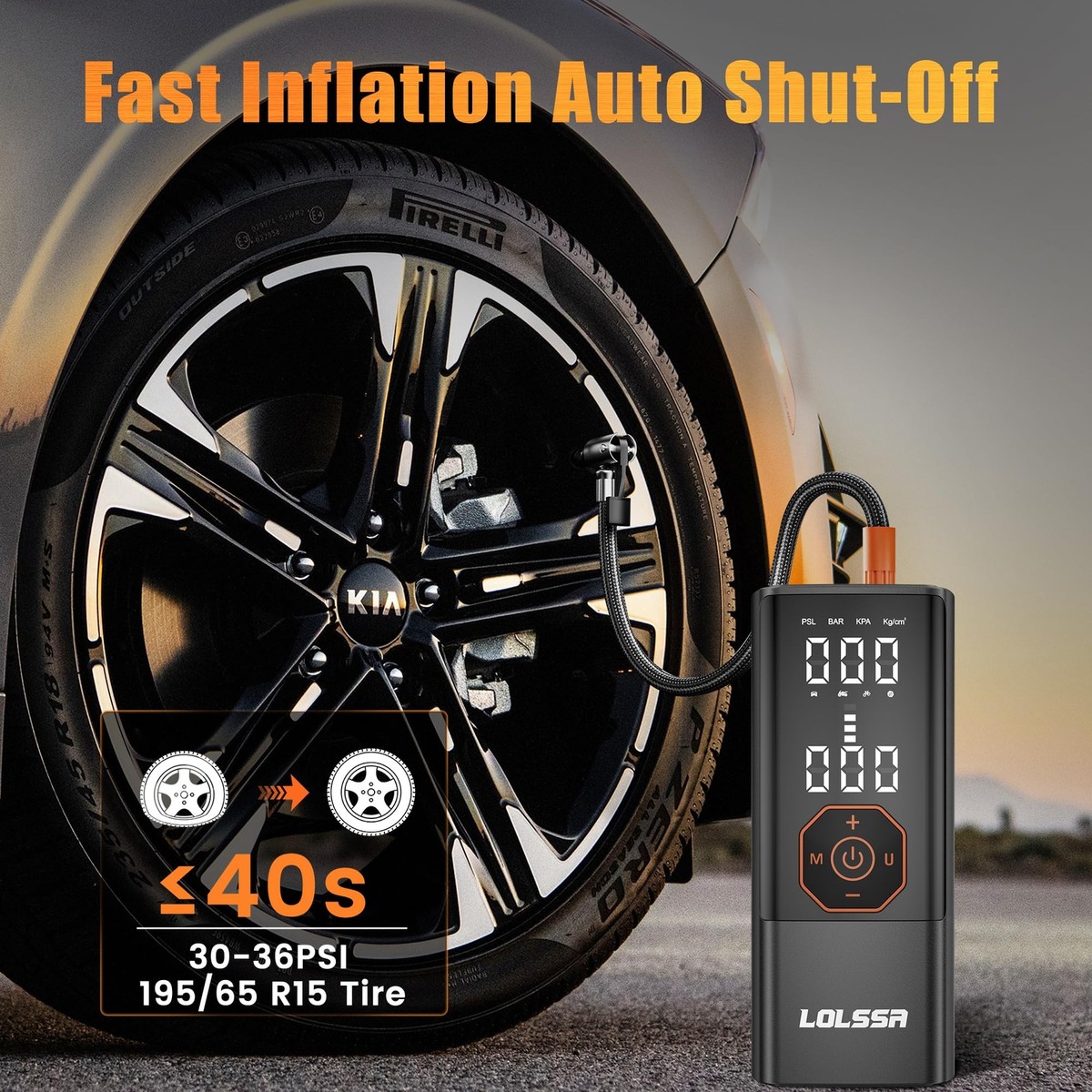 An application scenario or product detail of lolssa tire inflator - Image 1
