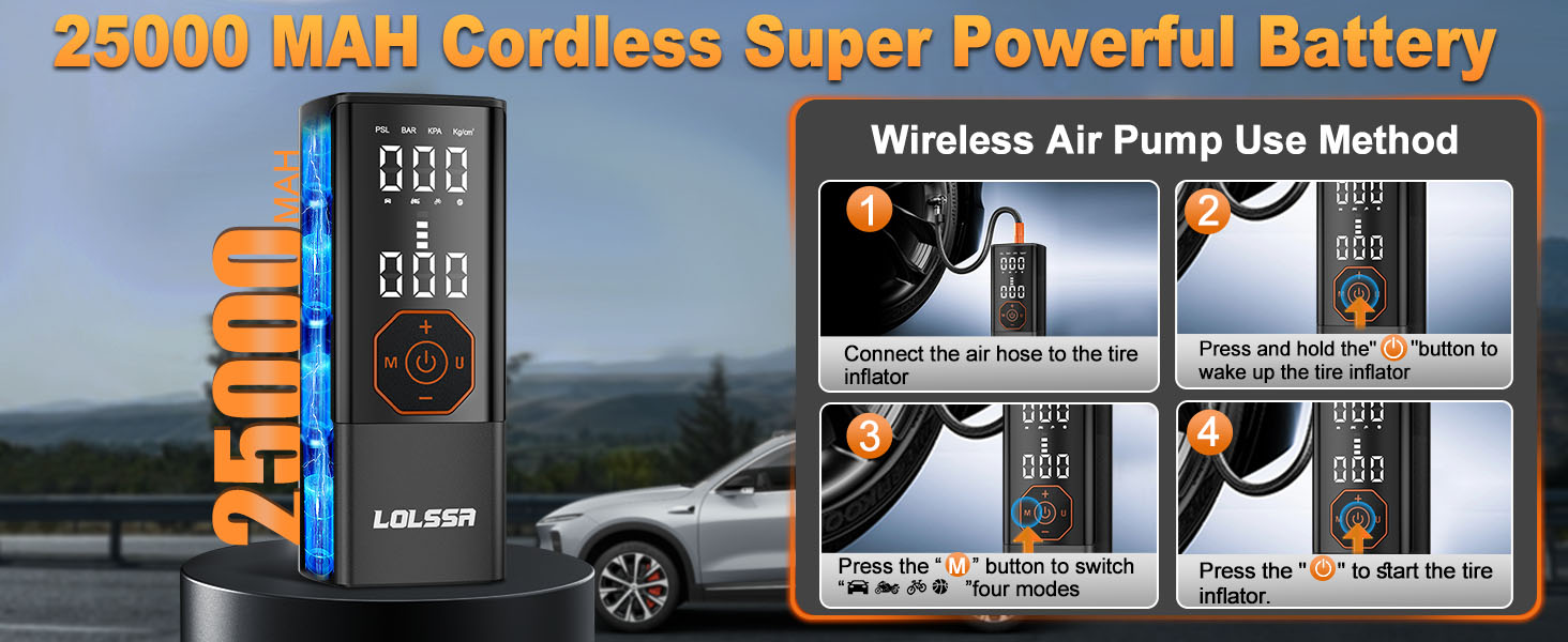 An application scenario or product detail of lolssa tire inflator - Image 6