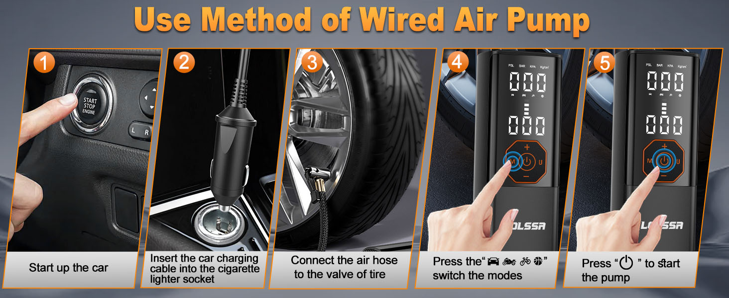 An application scenario or product detail of lolssa tire inflator - Image 15