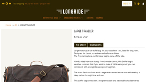 Long Ride - Waterproof Retro Motorcycle Duffel Bag