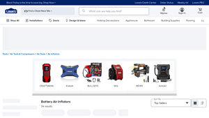 Lowe's - Portable Battery-Powered Inflators