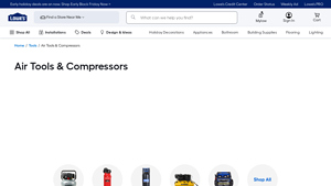 Lowe's - Air Tools & Compressors