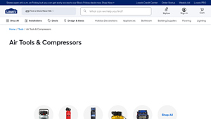Lowe's - Air Tools & Compressors
