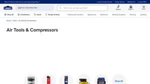 Lowe's - Air Tools & Compressors