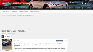 Mache Forum - Tire Inflator and Sealant Kit