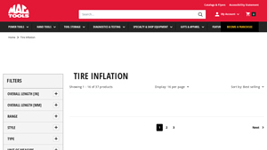 MAC Tools - TG1014 Analog Tire Inflator Gauge