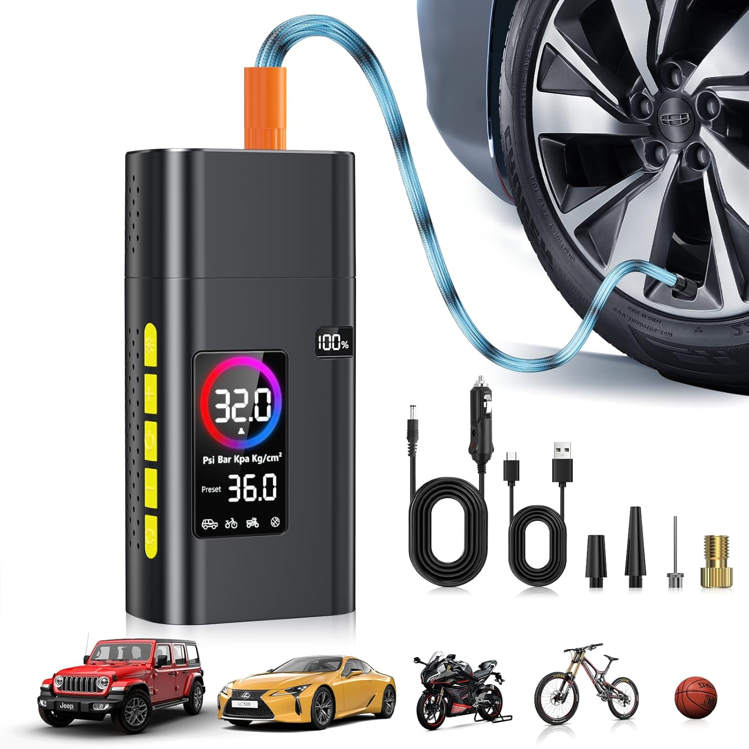 An application scenario or product detail of manual car tire air pump - Image 18