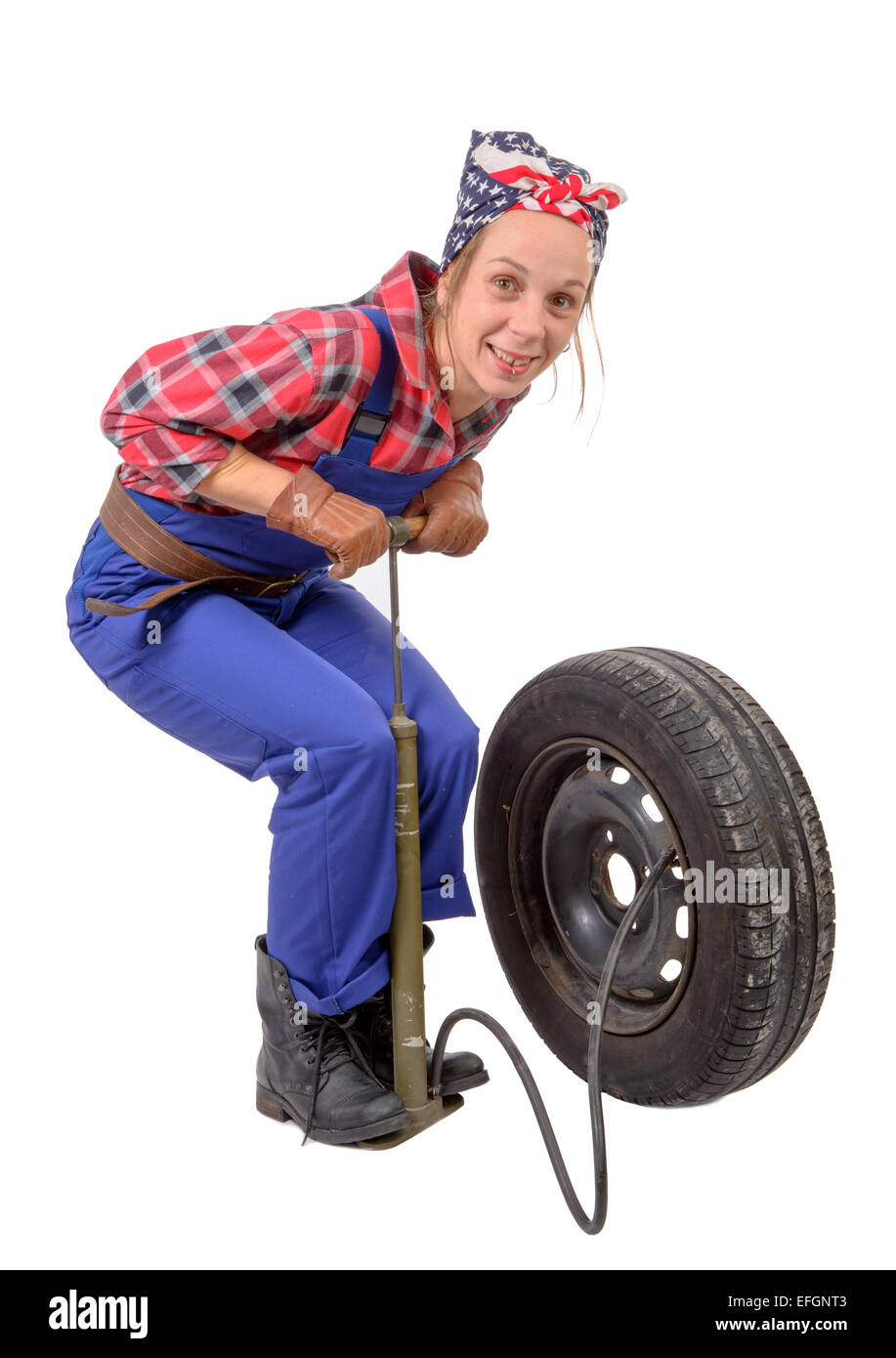 An application scenario or product detail of manual car tire pump - Image 19