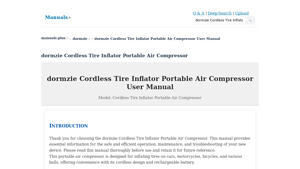 Manuals Plus - Operating Instructions Guide