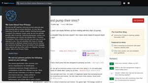 Travel Pumps - Tire Inflation Limitations