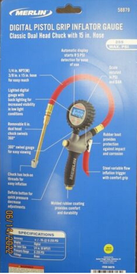 An application scenario or product detail of merlin digital tire inflator - Image 10
