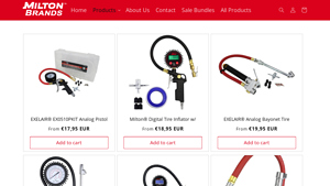 Milton - 3-in-1 Pro Analog Tire Inflator/Deflator Kit