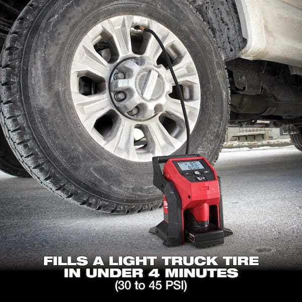 An application scenario or product detail of milwaukee m12 tire inflator - Image 1