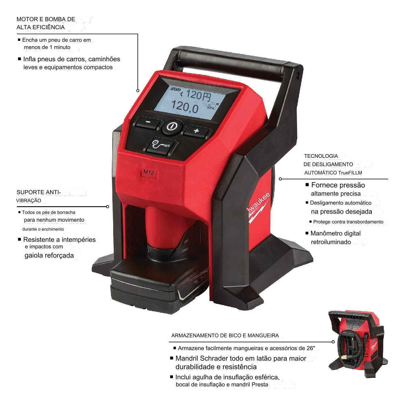 An application scenario or product detail of milwaukee m12 tire inflator - Image 2