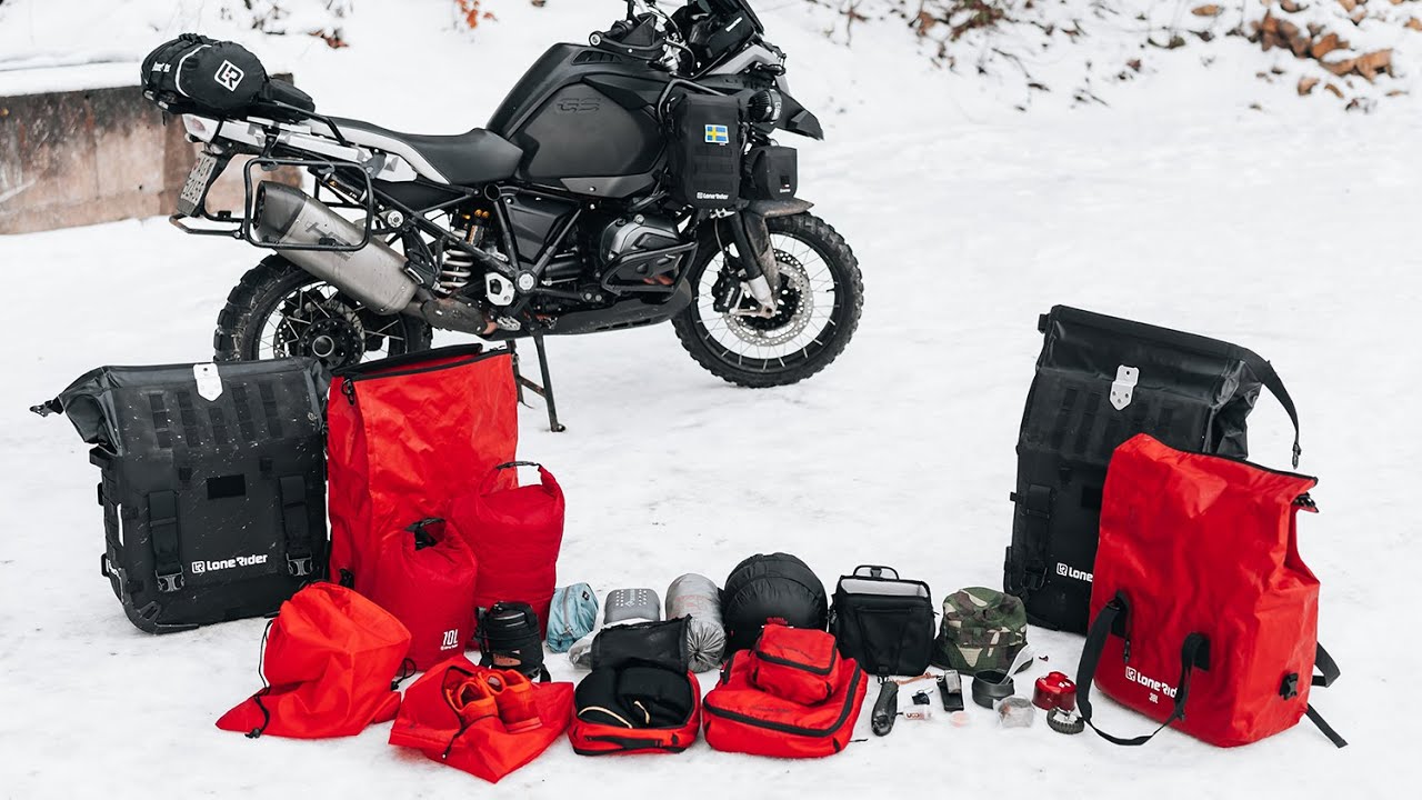 An application scenario or product detail of motorcycle adventure bags - Image 1