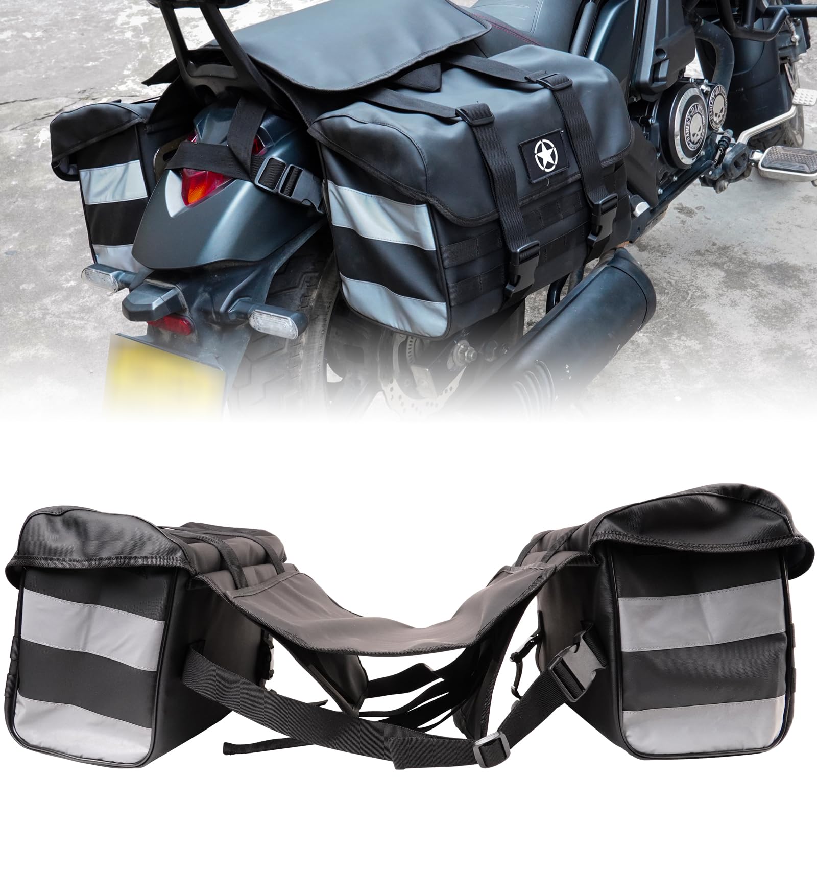 An application scenario or product detail of motorcycle adventure bags - Image 2