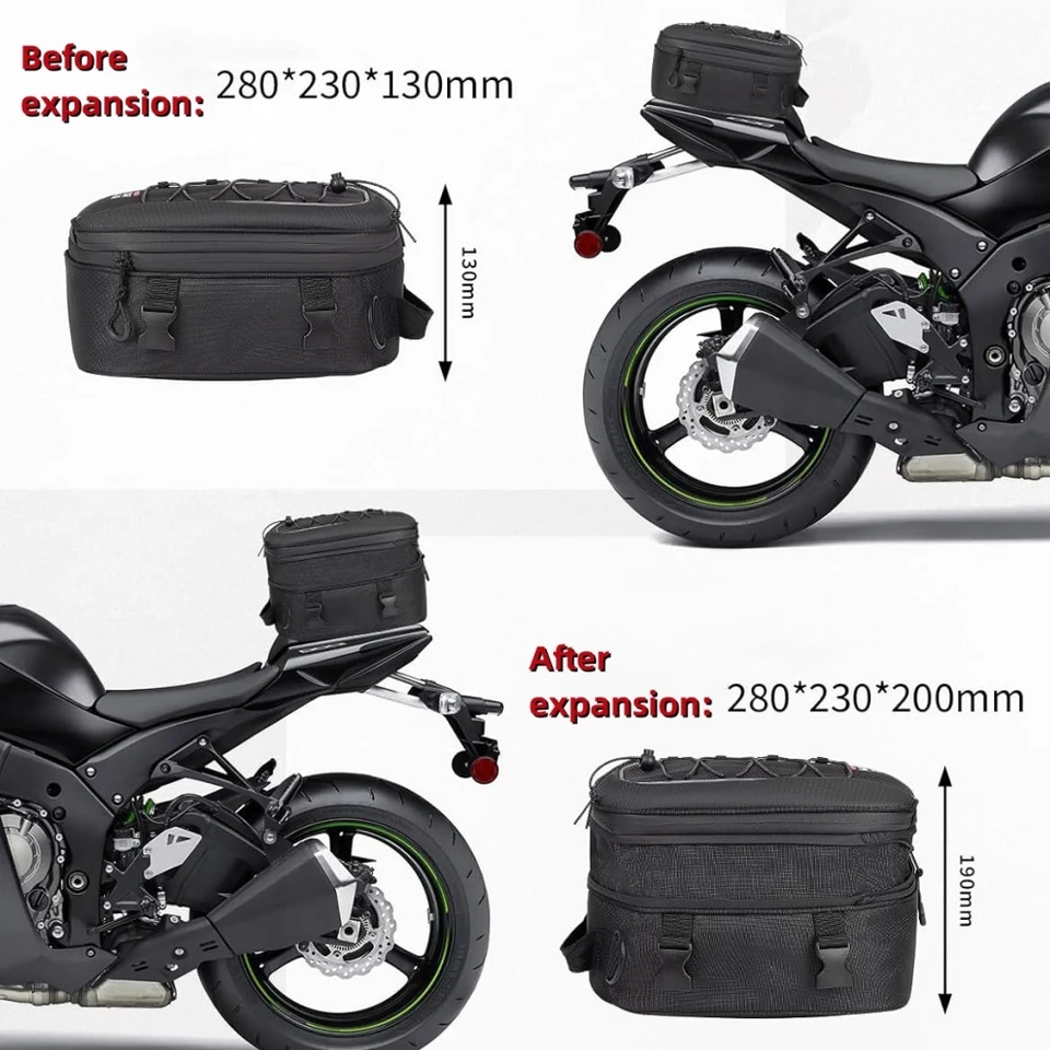 An application scenario or product detail of motorcycle back seat bag - Image 19