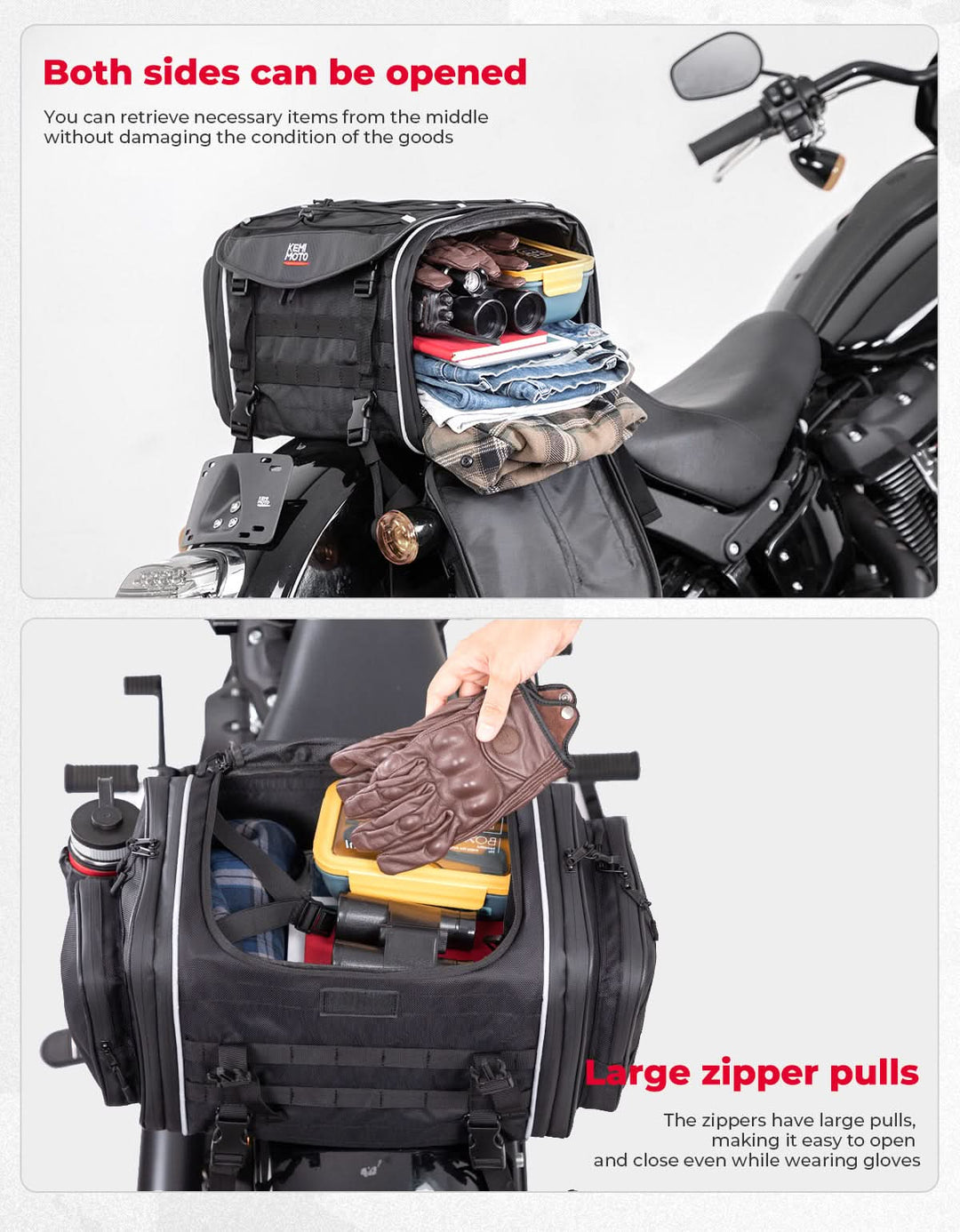 An application scenario or product detail of motorcycle carry bags - Image 1
