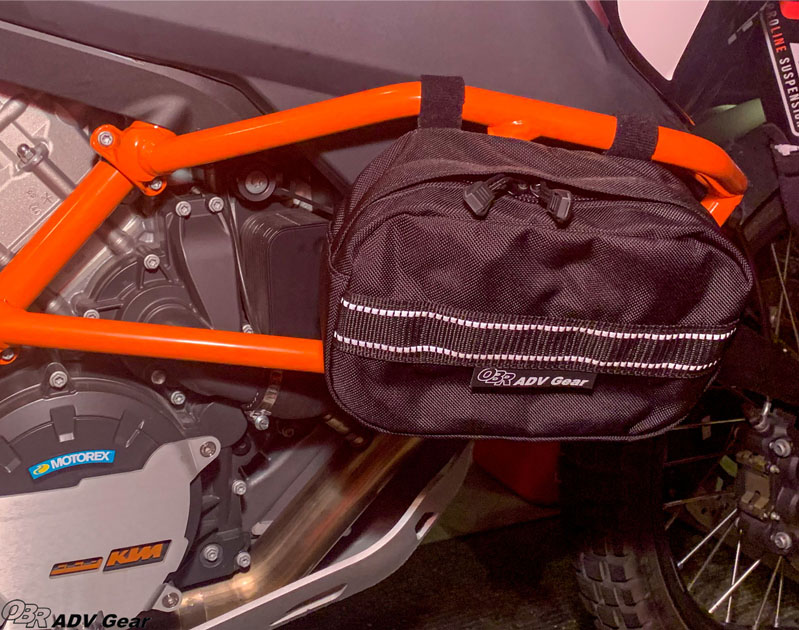 An application scenario or product detail of motorcycle crash bar bags - Image 13