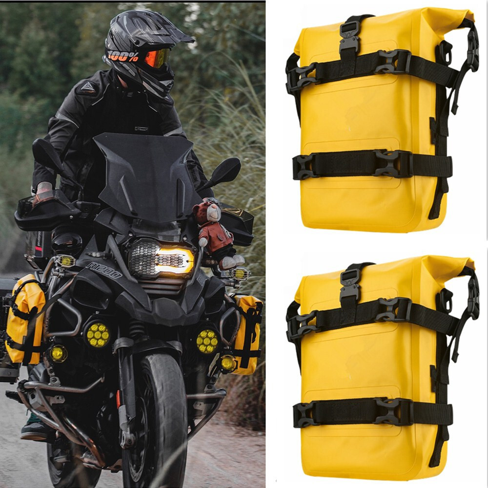 Featured image for the motorcycle crash bar bags guide