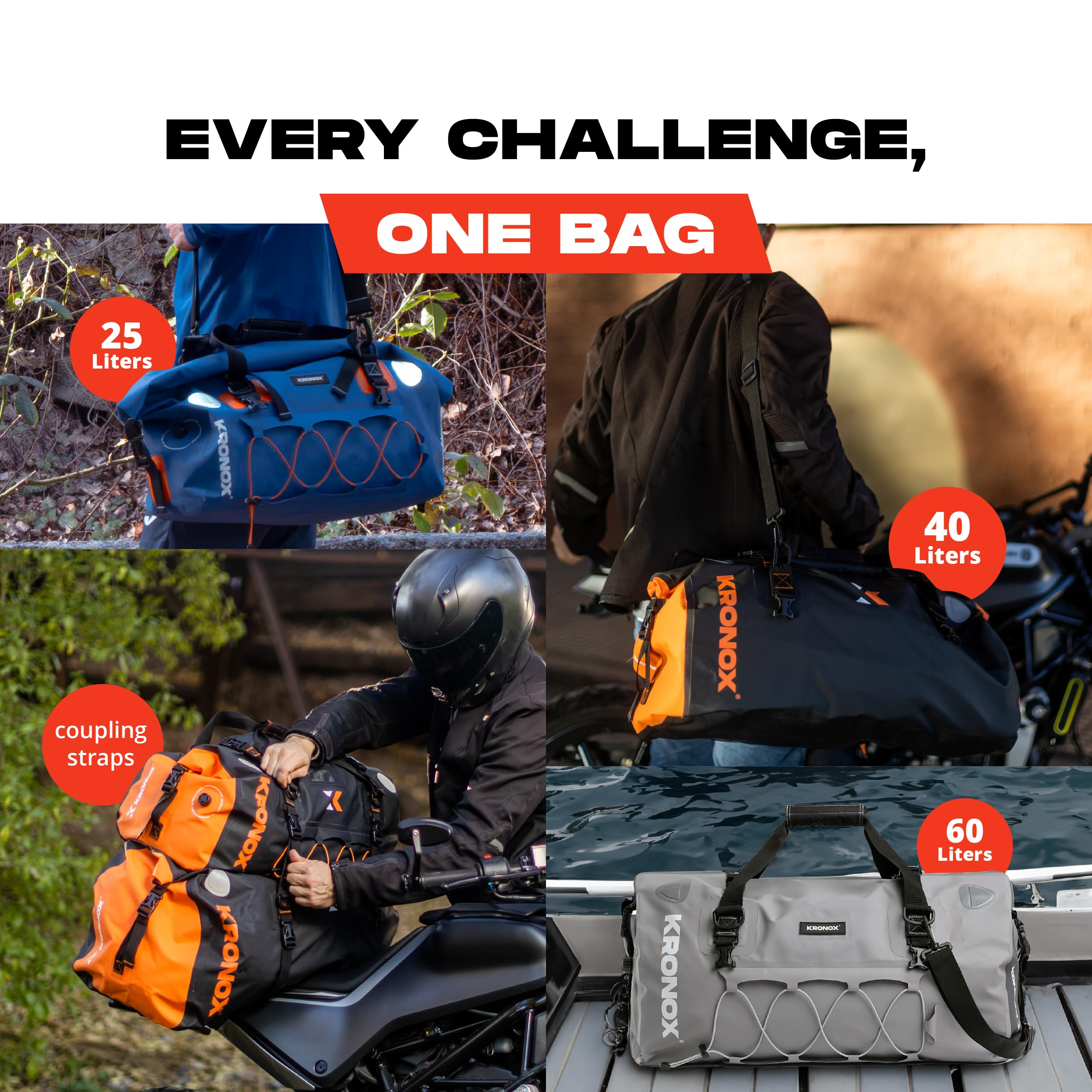 An application scenario or product detail of motorcycle duffel bag - Image 3