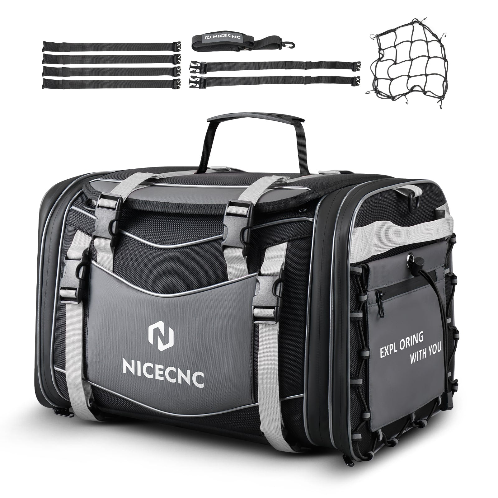 An application scenario or product detail of motorcycle luggage tail bag - Image 7