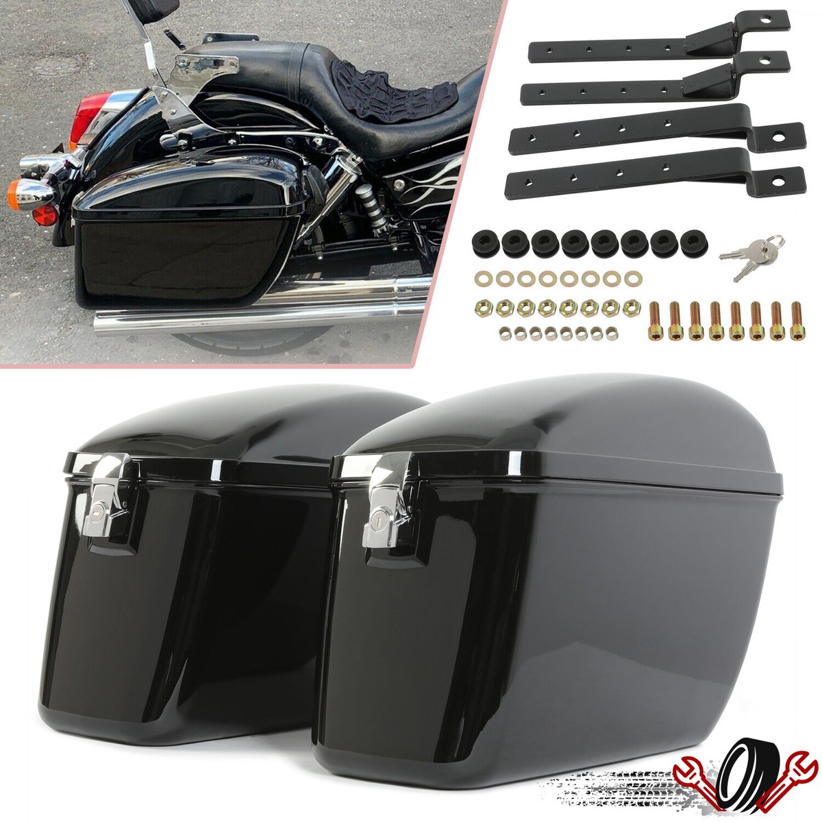An application scenario or product detail of motorcycle panniers hard - Image 12