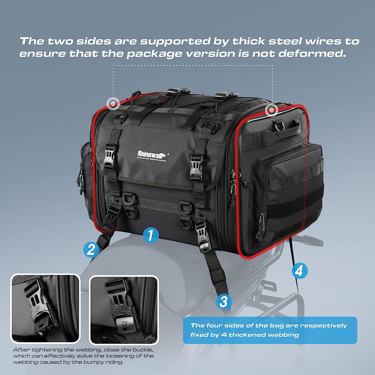 An application scenario or product detail of motorcycle riding bag - Image 9