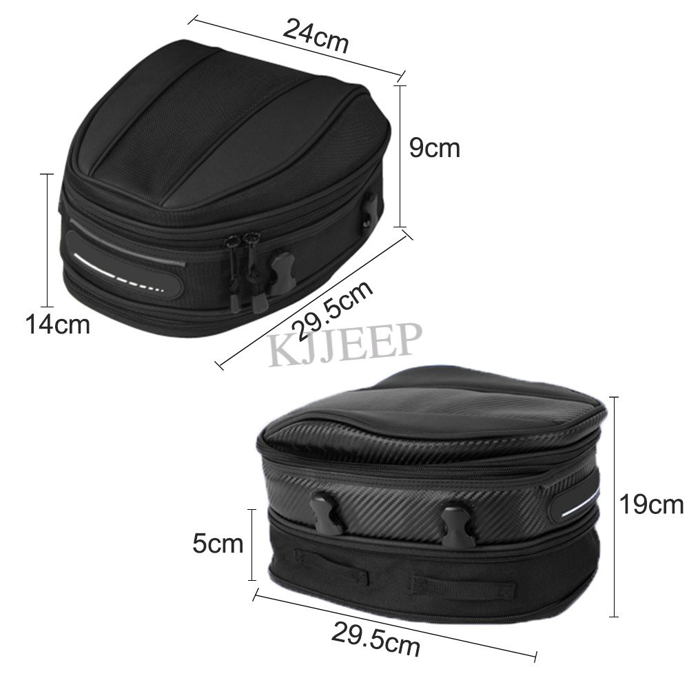 An application scenario or product detail of motorcycle seat bag luggage - Image 10