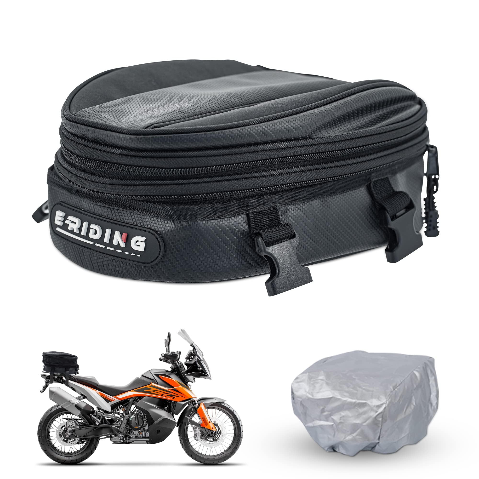 An application scenario or product detail of motorcycle tail bag - Image 12