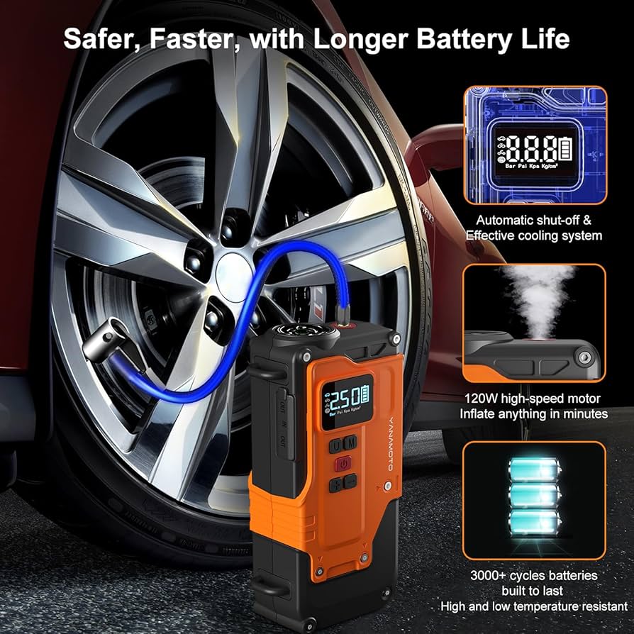 An application scenario or product detail of motorcycle tire inflator - Image 23