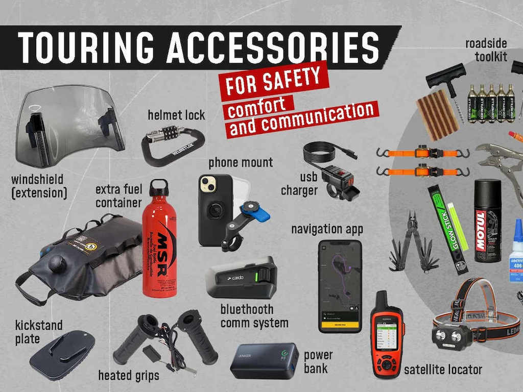 An application scenario or product detail of motorcycle travel pack - Image 19