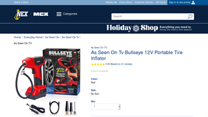 Bullseye - 12V Portable Tire Inflator