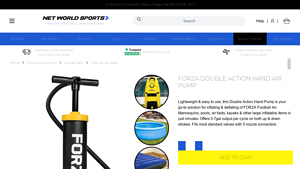 FORZA - Portable Double Action Hand Air Pump